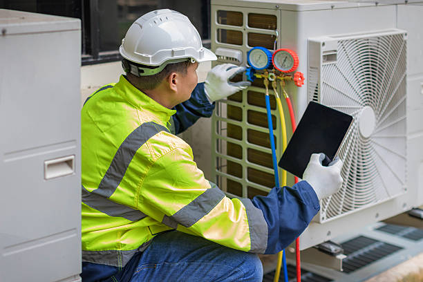 Professional Emergency Hvac Repair technician working in Goodville, PA